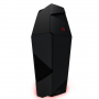 NZXT computer case Noctis 450 Matte Black, Red Led