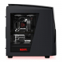 NZXT computer case Noctis 450 Matte Black, Red Led