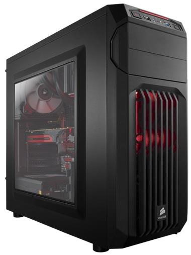 Corsair computer case Carbide Series SPEC-01 RED LED Mid Tower Gaming