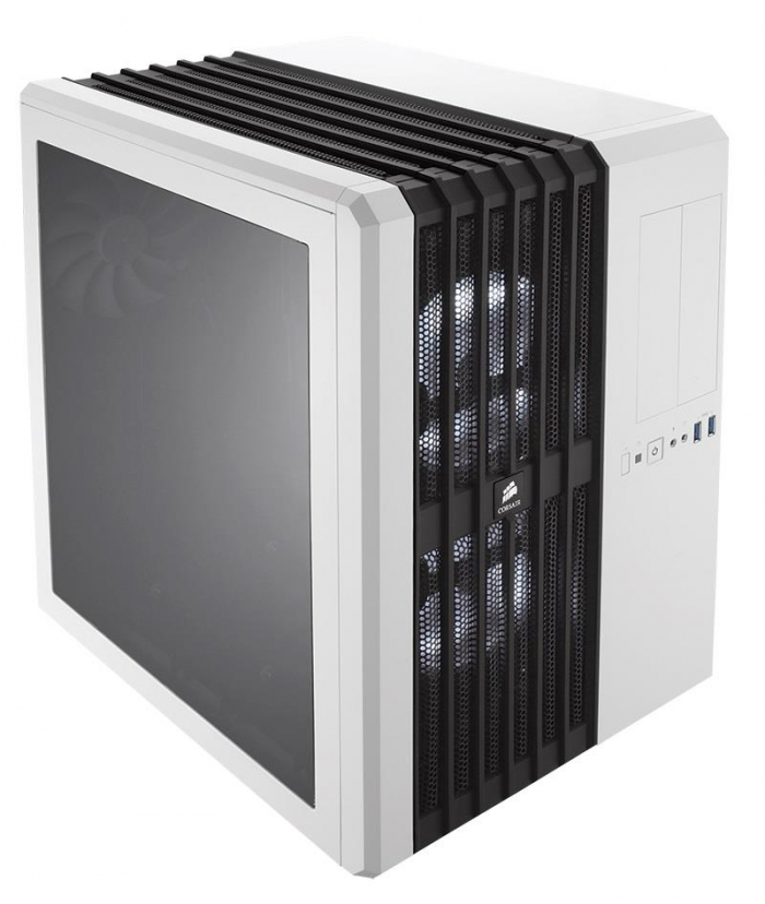 Corsair computer case Carbide Series Air 540 High Airflow ATX Cube Case, White