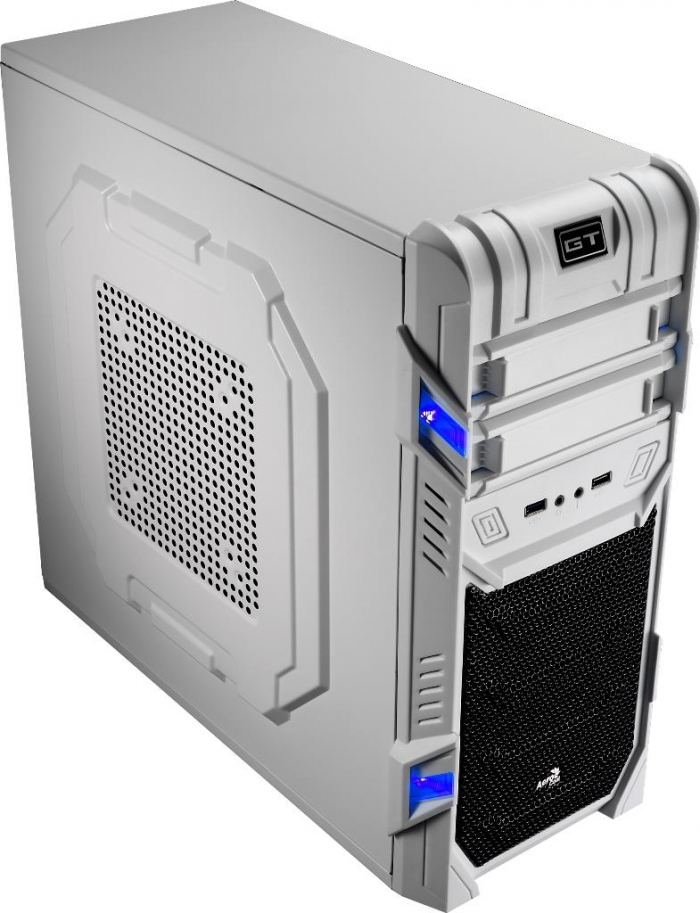 PC case without PSU Aerocool GT ADVANCE WHITE, USB3.0