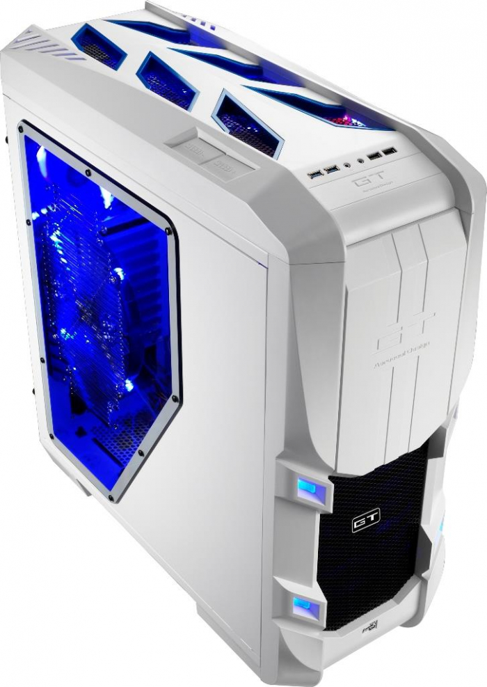 PC case without PSU Aerocool GT-S WHITE EDITION, USB 3.0