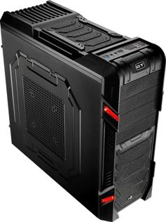 PC case without PSU Aerocool GT-R BLACK EDITION, USB3.0, 0.7 SECC