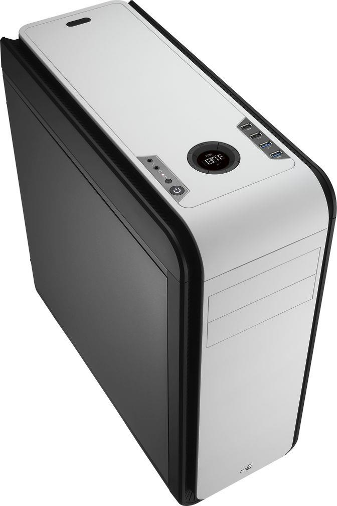 PC case ATX without PSU Aerocool DS 200 BLACK / WHITE, USB3.0