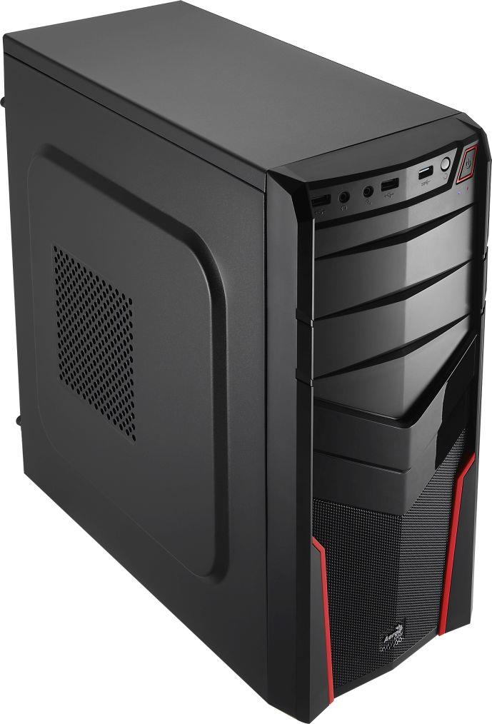PC case ATX without PSU Aerocool PGS V2X RED, USB3.0