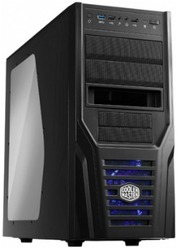 Cooler Master computer case Elite 431 Plus black side window (without PSU)