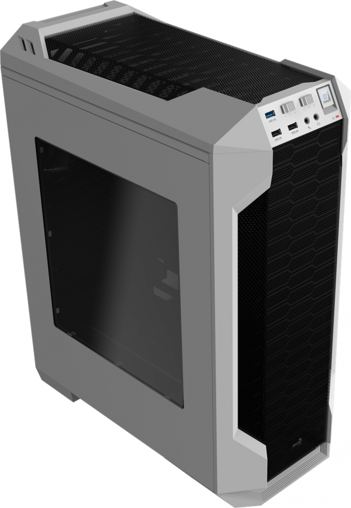 PC case ATX without PSU Aerocool LS 5200 WHITE, USB3.0