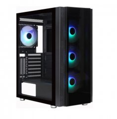 GOLDEN TIGER atx tower case rbg fan x4  +30 EUR