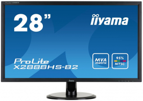 Monitor Iiyama X2888HS 28inch, MCA, Full HD, VGA, DVI-D, HDMI, DP, Speakers